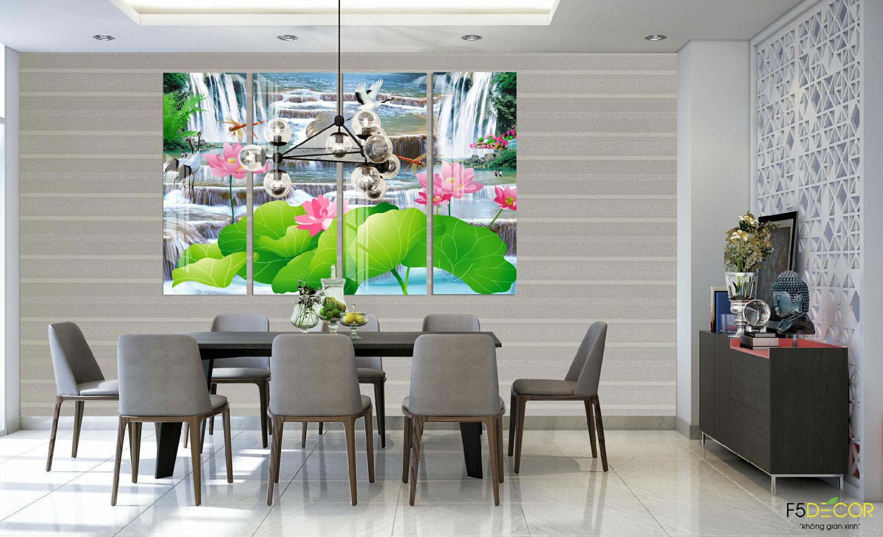 Tranh PVC sự lựa chọn nâng tầm cuộc sống